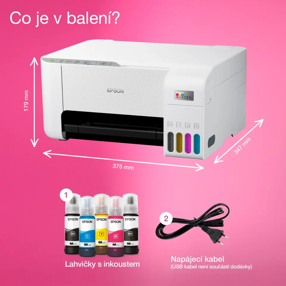 EPSON EcoTank L3276 - A4/33-15ppm/4ink/Wi-Fi/CISS/
