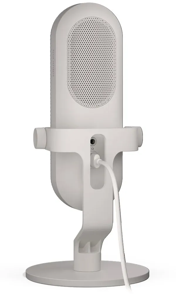 Krux mikrofon Pin / stolní mikrofon / 3,5mm jack / USB-C / bílý