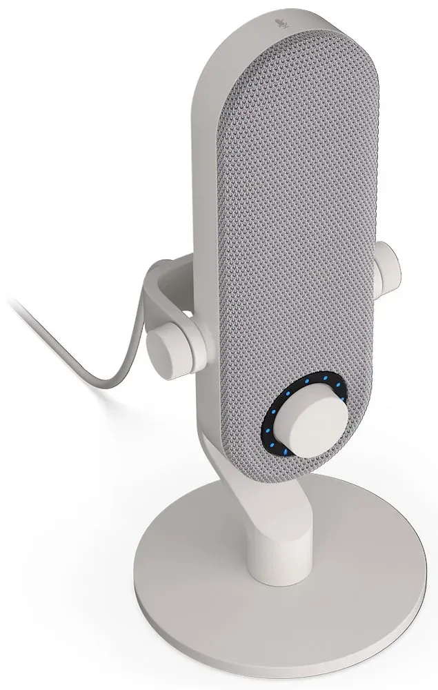 Krux mikrofon Pin / stolní mikrofon / 3,5mm jack / USB-C / bílý
