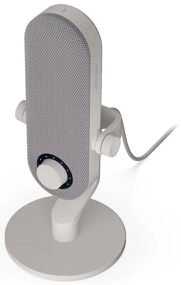Krux mikrofon Pin / stolní mikrofon / 3,5mm jack / USB-C / bílý