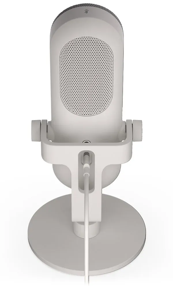 Krux mikrofon Pin / stolní mikrofon / 3,5mm jack / USB-C / bílý