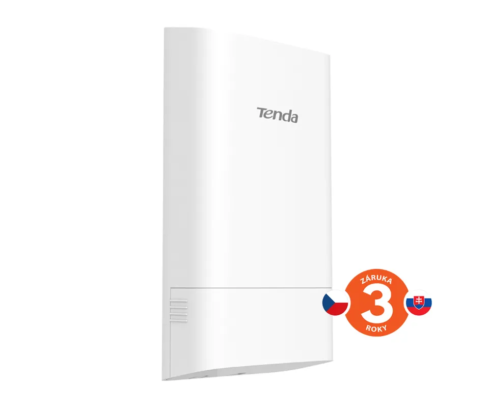Tenda O1-5G Outdoor CPE 5 GHz WiFi AC900, 867Mb/s, 9 dBi, IP65, pasivní PoE výhybka + adaptér
