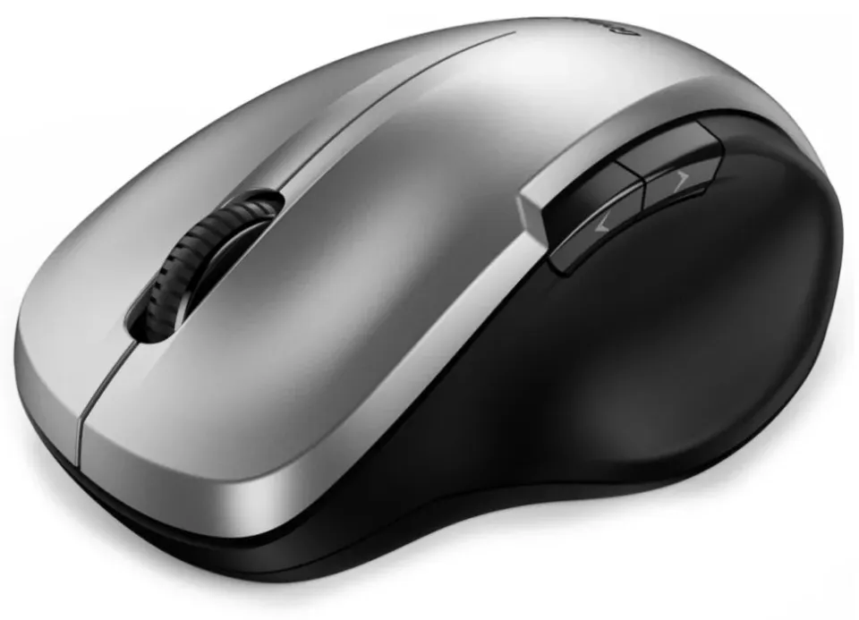GENIUS myš Ergo 8200S Wireless tichá,1200dpi,USB-C, stříbrná
