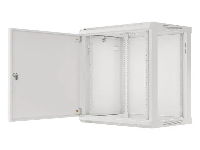 LANBERG Nástěnná jednodílná skříň 19", 12U/600x450 FOR SELF-ASSEMBLY plechové dv