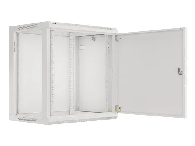 LANBERG Nástěnná jednodílná skříň 19", 12U/600x450 FOR SELF-ASSEMBLY plechové dv