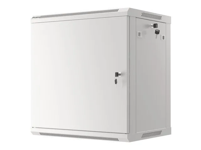 LANBERG Nástěnná jednodílná skříň 19", 12U/600x450 FOR SELF-ASSEMBLY plechové dv