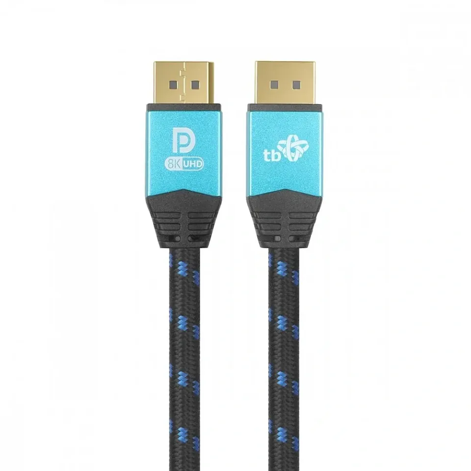 TB oplétaný kabel DisplayPort 2.1, 2m