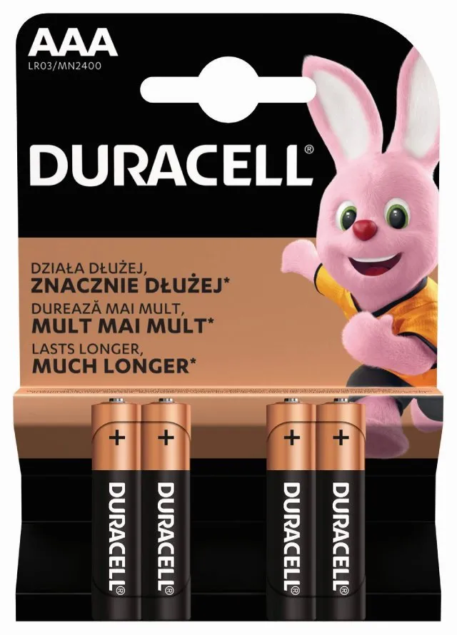 Duracell Basic alkalická baterie 4 ks (AAA)