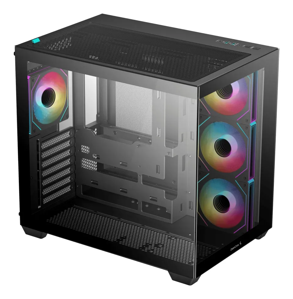 DEEPCOOL Case CG530 4F, ATX, Průhledná bočnice, černá