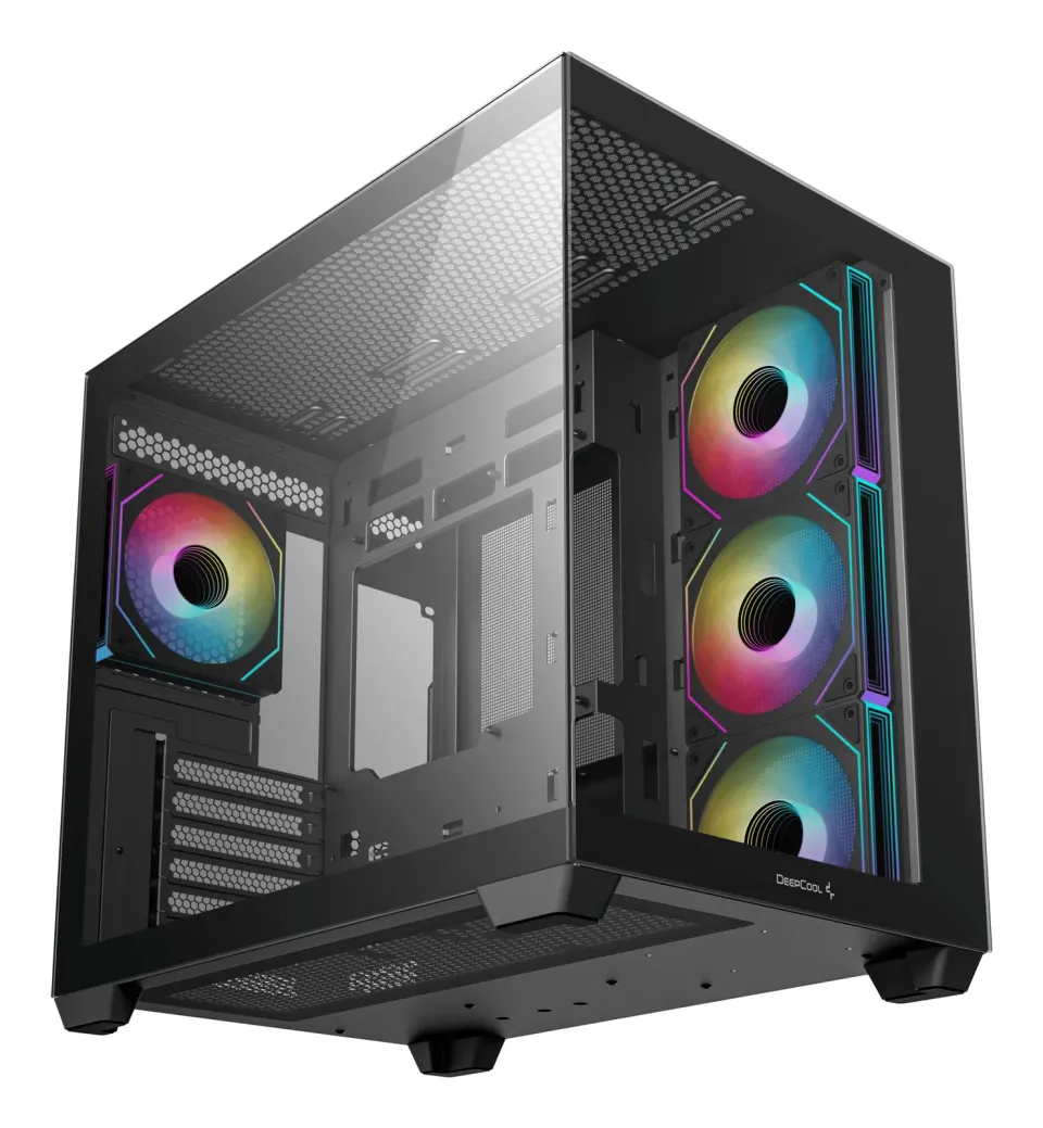 DEEPCOOL Case CG530 4F, ATX, Průhledná bočnice, černá