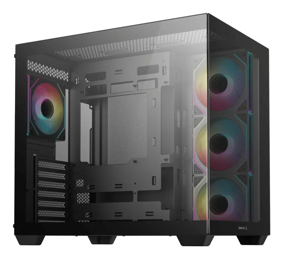 DEEPCOOL Case CG530 4F, ATX, Průhledná bočnice, černá
