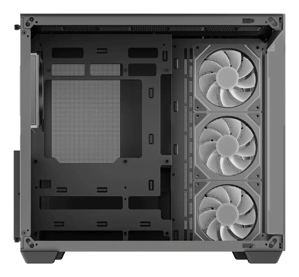 DEEPCOOL Case CG530 4F, ATX, Průhledná bočnice, černá