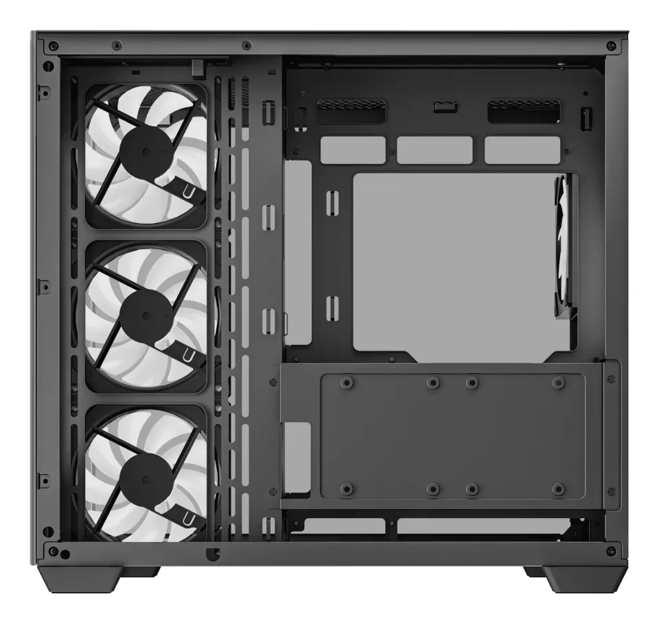 DEEPCOOL Case CG530 4F, ATX, Průhledná bočnice, černá