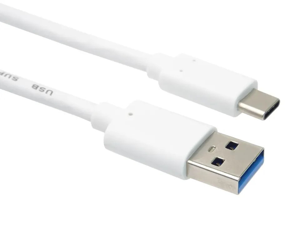 PremiumCord kabel USB-C - USB 3.0 A (USB 3.1 generation 2, 3A, 10Gbit/s) 2m bílá