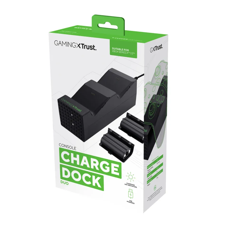 TRUST GXT250 DUO CHARGE DOCK XBSX