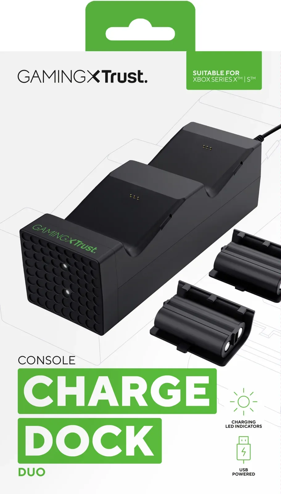 TRUST GXT250 DUO CHARGE DOCK XBSX