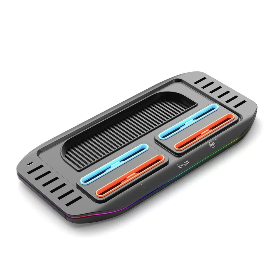 iPega SW2210 Multifunkční Nabíjecí RGB Stojan pro Nintendo Switch 2 Black