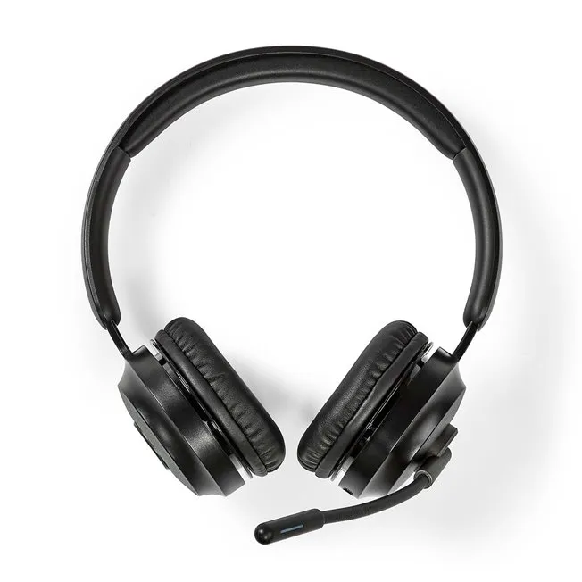 Nedis CHSTB310BK - Bezdrátová PC sluchátka | Na Uši | Stereo | Bluetooth | Sklop