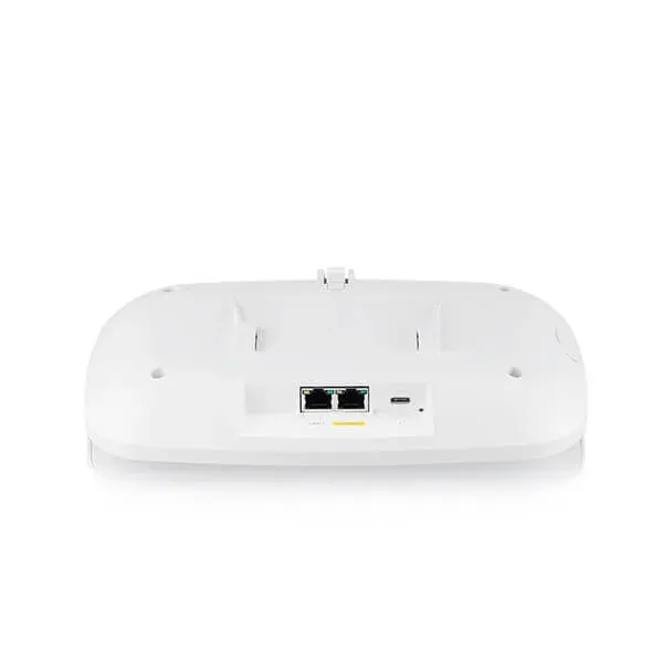 Zyxel NWA210BE, BE12.3K 2x2 MU-MIMO, Dual Radio 2.4 and 5 or 6GHz, 2 x 2.5G LAN Ports, PoE+ (802.3at), Standalone/Nebula
