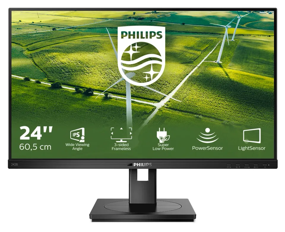 Philips/242B1G/00/23,8"/IPS/FHD/75Hz/4ms/Black/3R