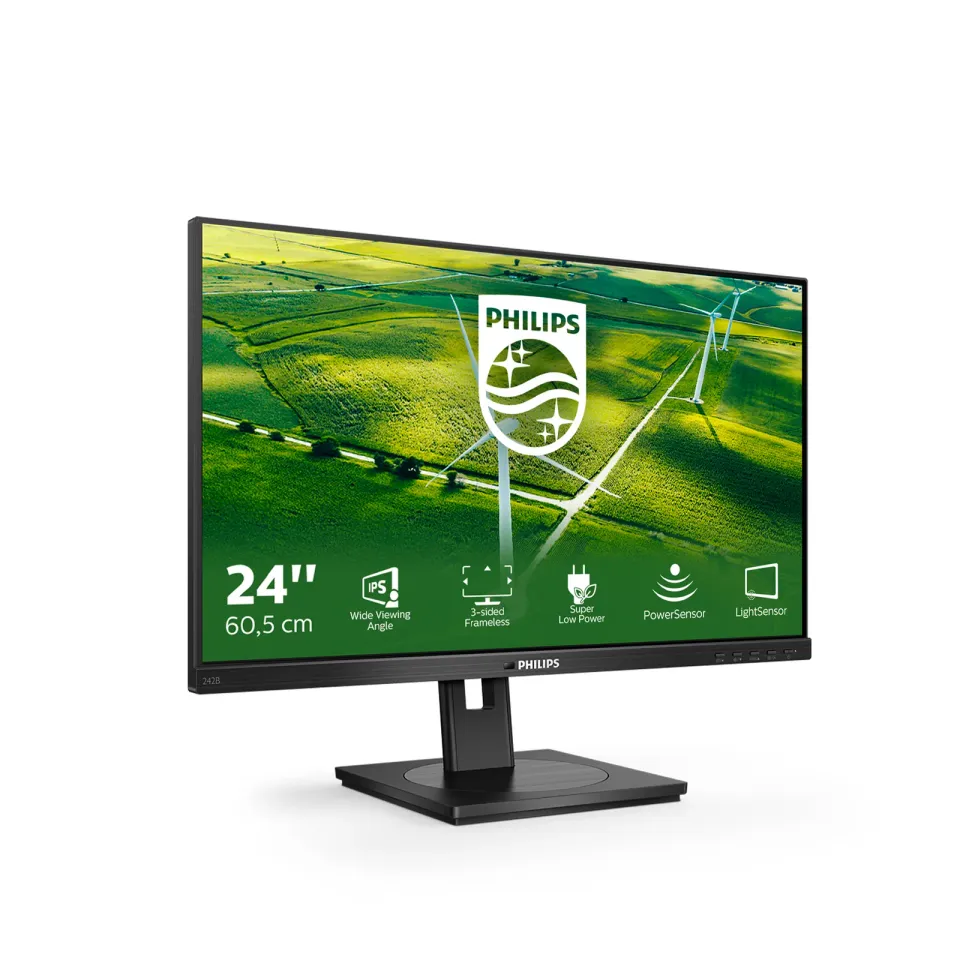 Philips/242B1G/00/23,8"/IPS/FHD/75Hz/4ms/Black/3R