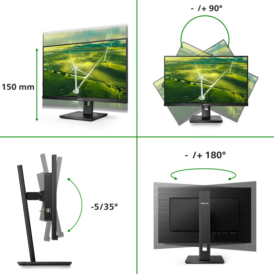 Philips/242B1G/00/23,8"/IPS/FHD/75Hz/4ms/Black/3R