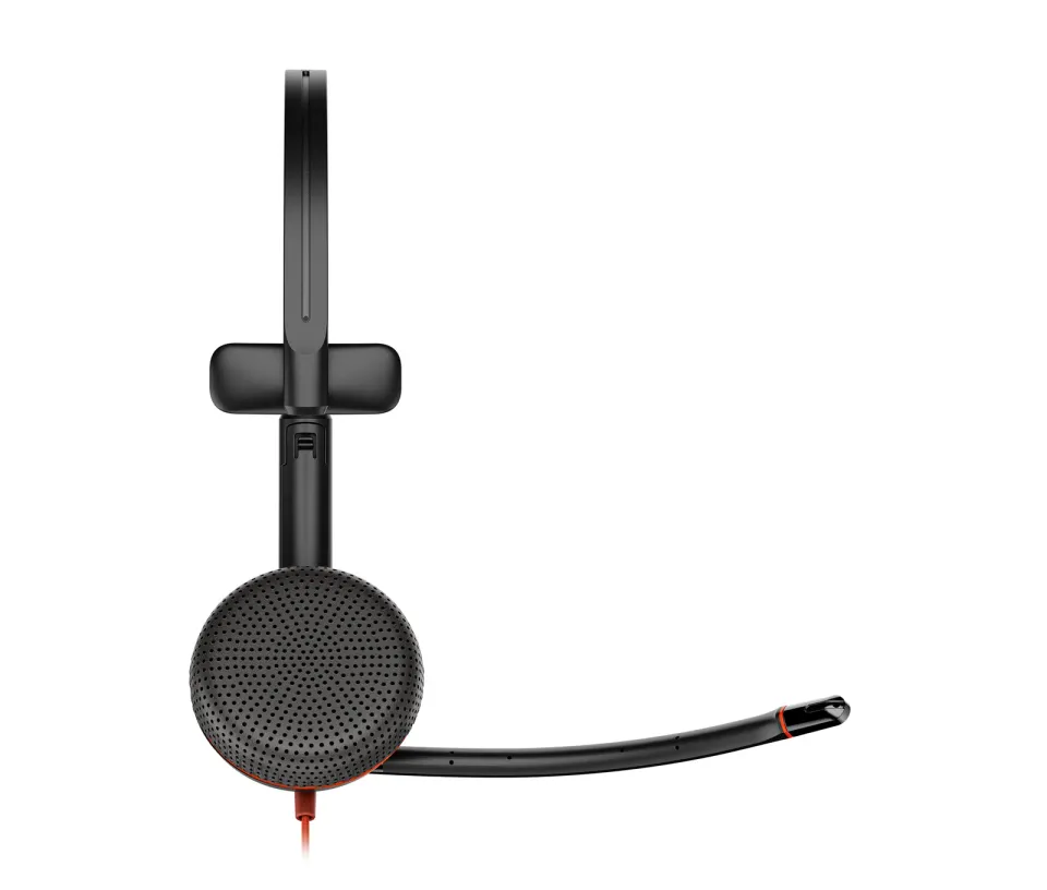 Poly Blackwire 3215 náhlavní souprava, 3.5 mm jack + USB-C/A adaptér, mono