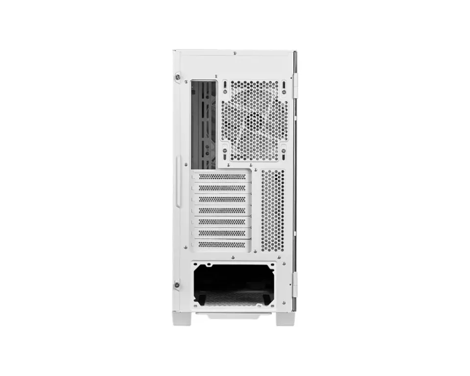 MSI skříň MPG VELOX 100R WHITE/ bez zdroje/ levé temperované sklo/ 4x ARGB 120 mm fan/ 1x USB3.1 Type-C/ 2x USB3.0/ bílá