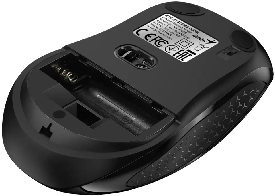 GENIUS NX-8025S Black/ 1200 dpi/ bezdrátová/ tichá/ Copilot/ 4tlačítková/ černá