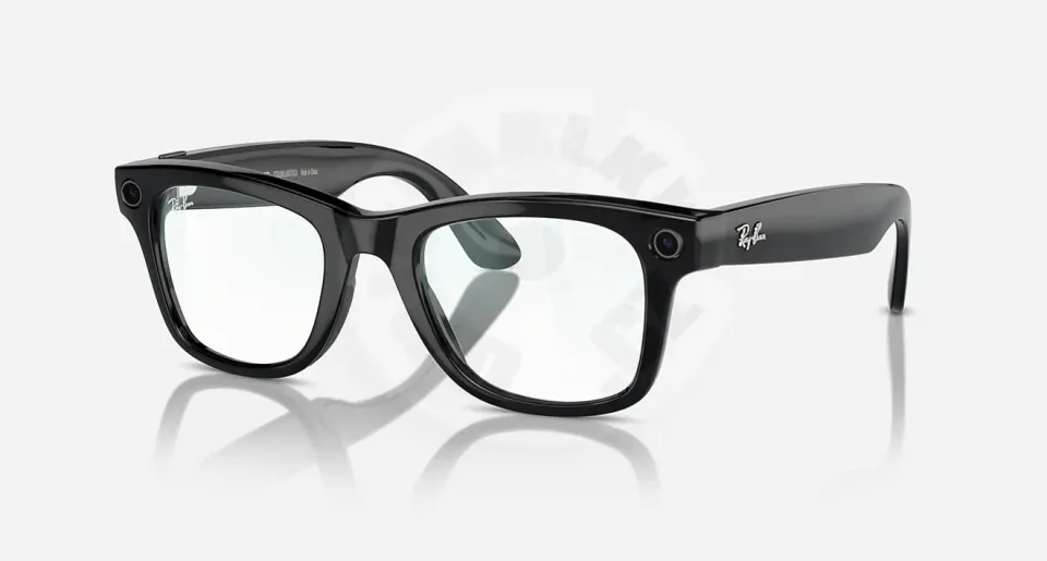Meta Ray-Ban Gen1 Wayfarer - Matte Black/Clear to Graphite Green Transitions