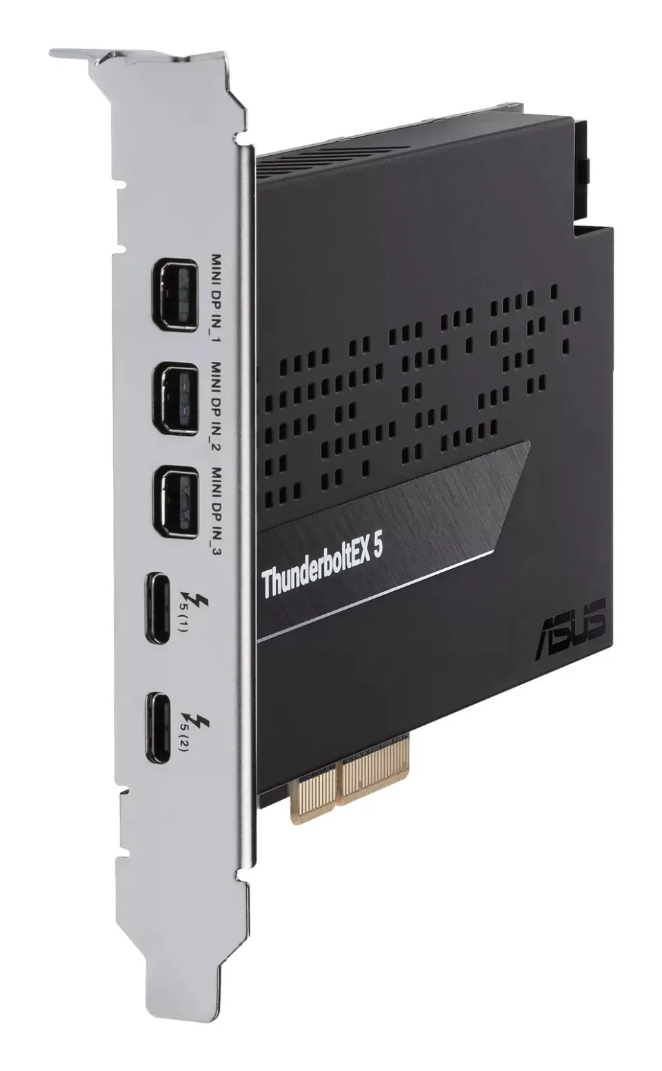 ASUS rozšiřující karta ThunderboltEX 5, PCIe 4.0x4, 2xThunderbolt 5, 3x Mini-DP