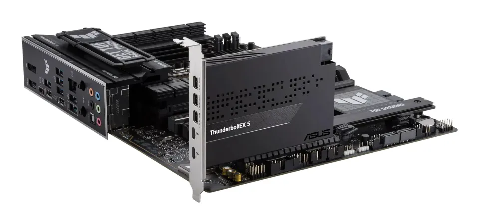 ASUS rozšiřující karta ThunderboltEX 5, PCIe 4.0x4, 2xThunderbolt 5, 3x Mini-DP