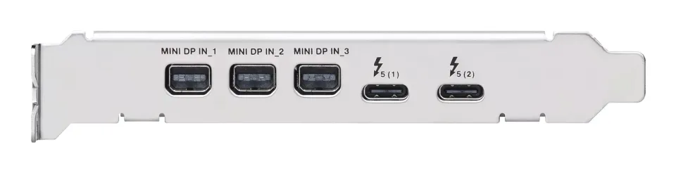 ASUS rozšiřující karta ThunderboltEX 5, PCIe 4.0x4, 2xThunderbolt 5, 3x Mini-DP