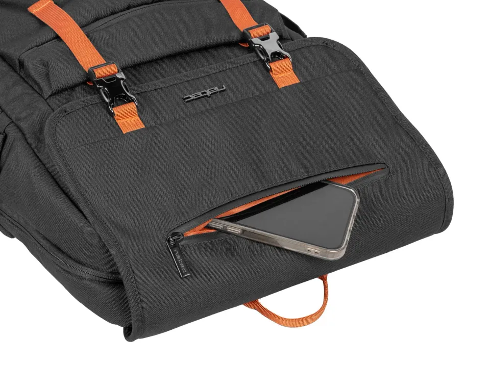 Batoh pro nb Natec NIALA 15,6", 18 L, černá - oranžová