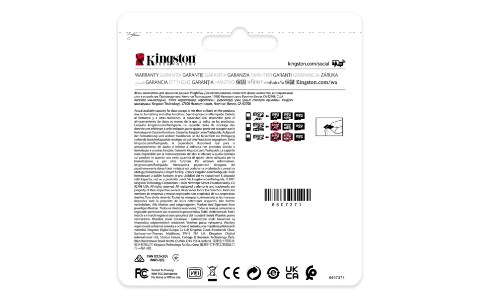 KINGSTON 64GB microSDXC Industrial C10 A1 pSLC Card Single Pack w/o Adapter