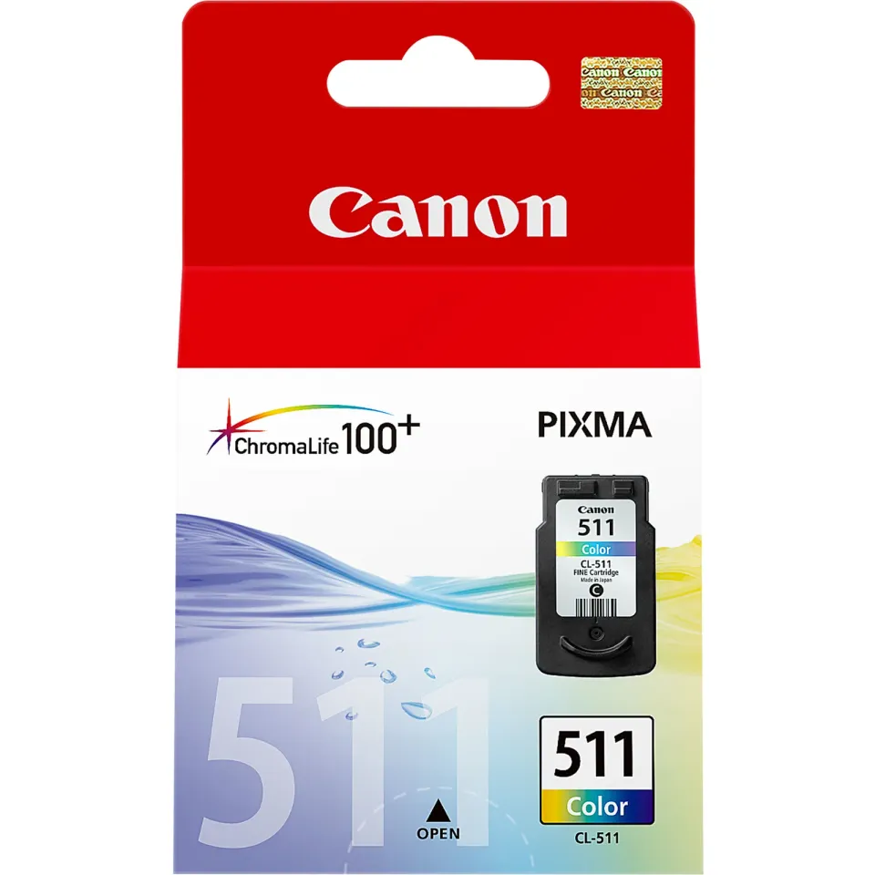 CANON CL-511 originální náplň barevná (CL511) pro MP240, MP260, MP270, IP2700 malá (CL511)