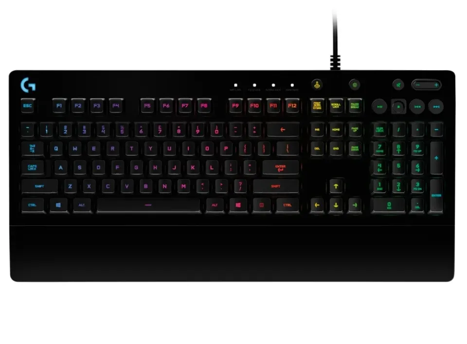 Logitech G213/Drátová USB/CZ-SK layout/Černá