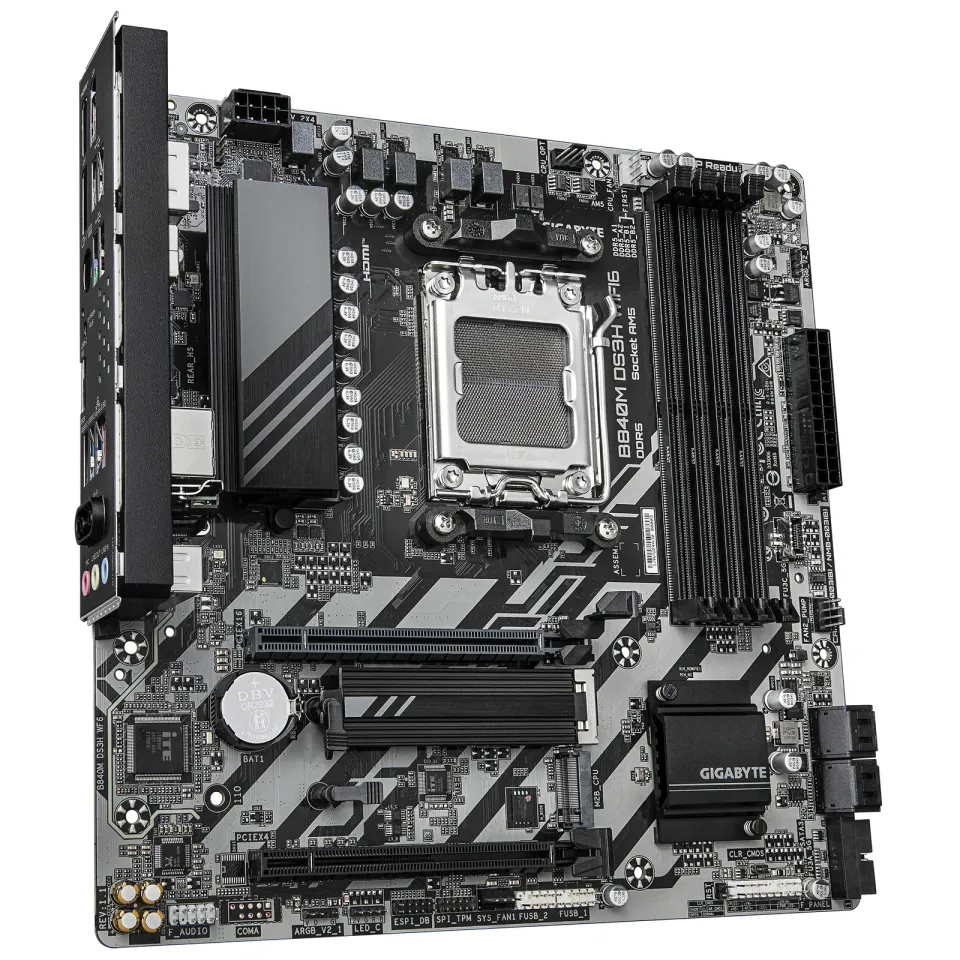 GIGABYTE MB Sc AM5 B840M DS3H WIFI6, AMD B840, 4xDDR5,WIFI, DP, HDMI, mATX