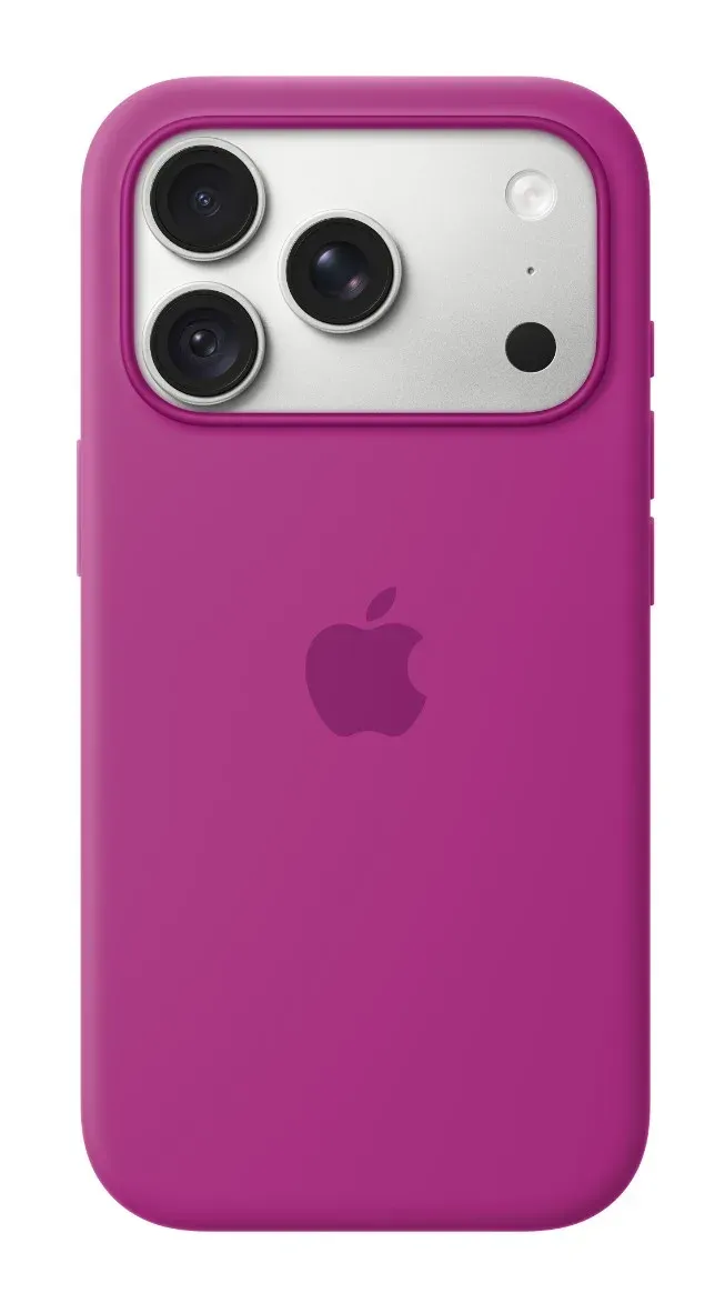 iPhone 18 Pro Silicone Case with MS - Magenta