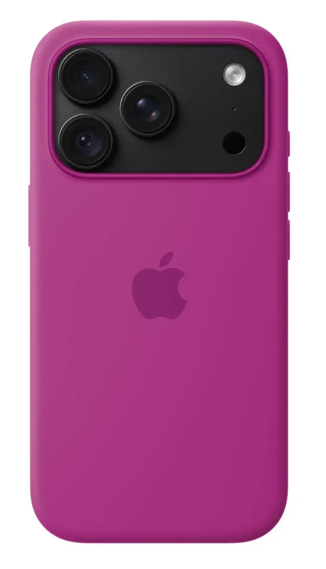 iPhone 18 Pro Silicone Case with MS - Magenta