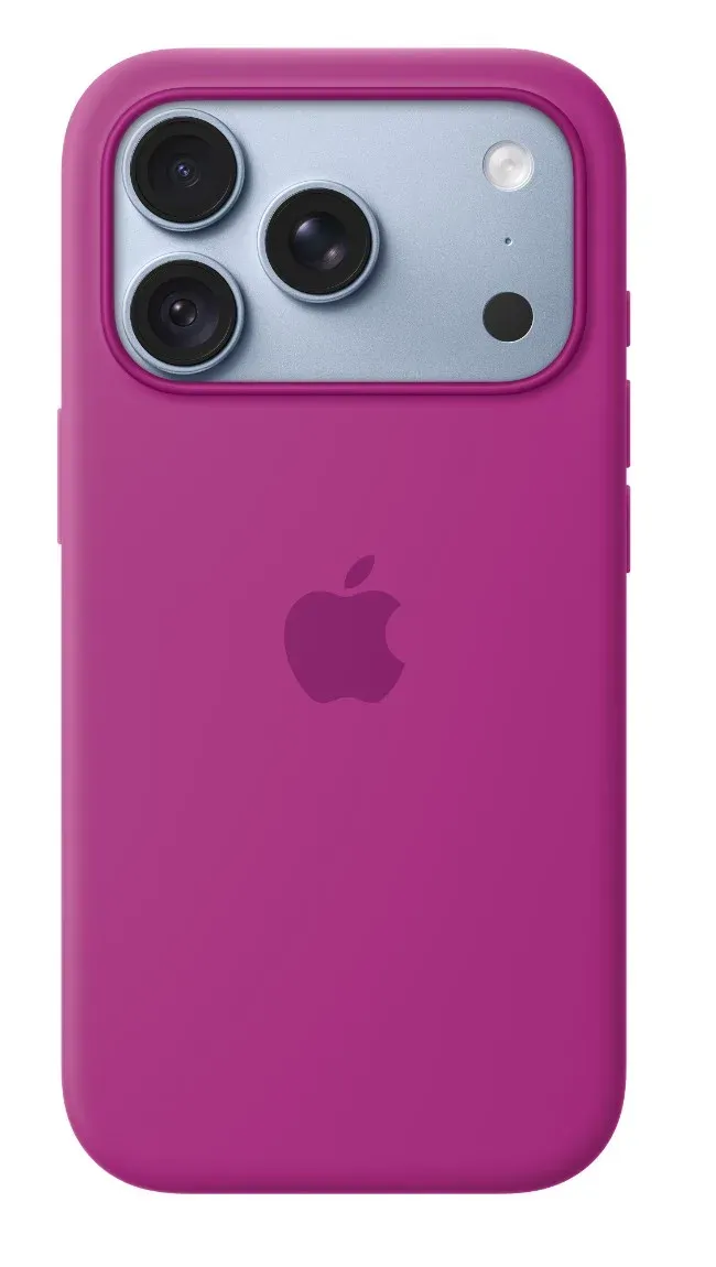 iPhone 18 Pro Silicone Case with MS - Magenta