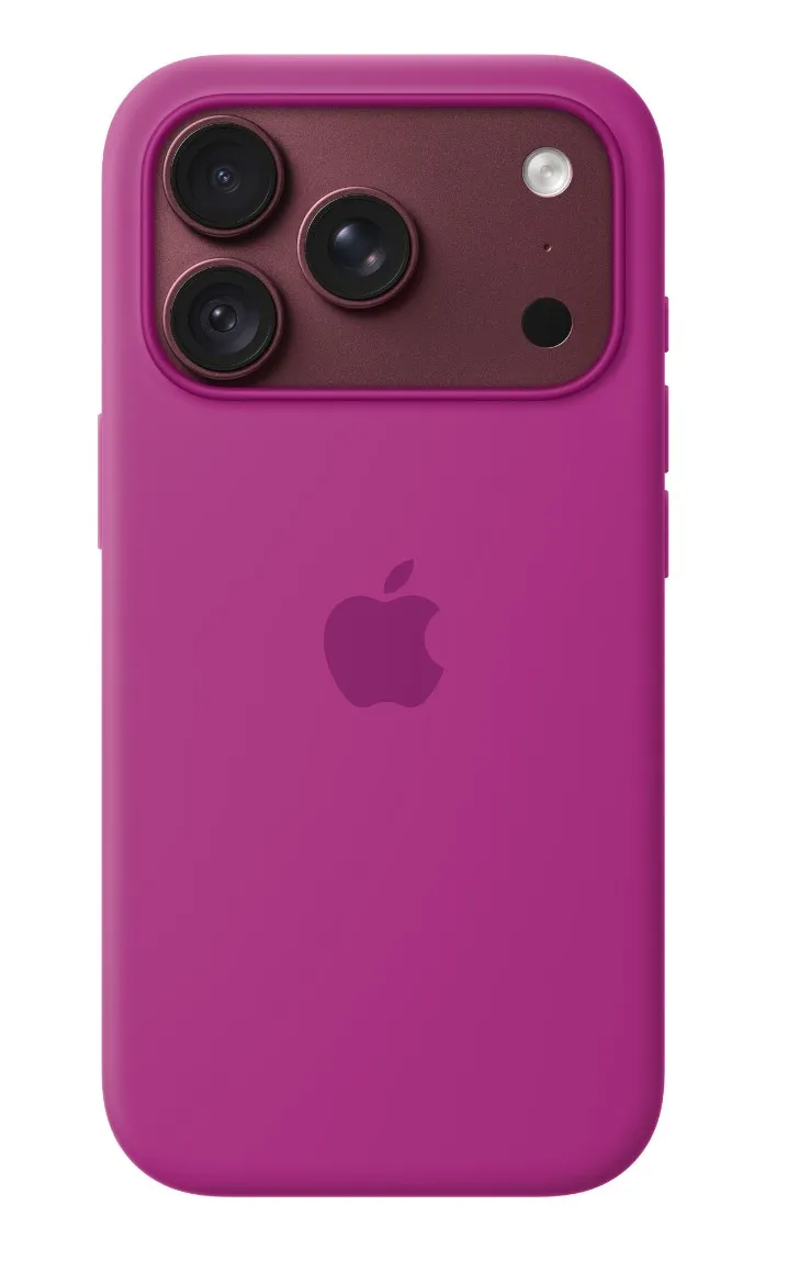 iPhone 18 Pro Silicone Case with MS - Magenta