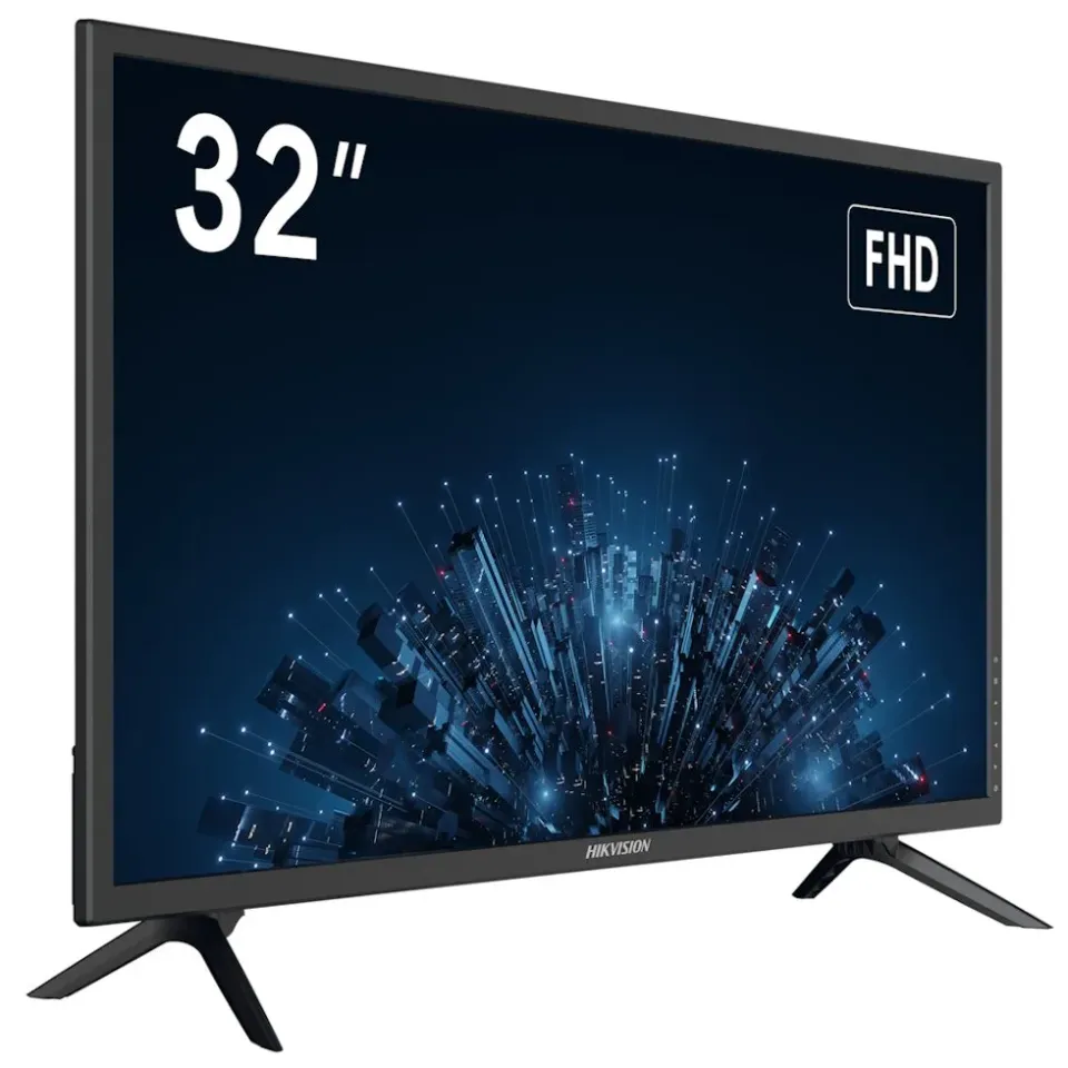 Hikvision DS-D5032F3-1V0S - 32" LED monitor, 1920x1080, 300cd/m2, 8ms, kontrast 4000:1, VGA, HDMI, Audio