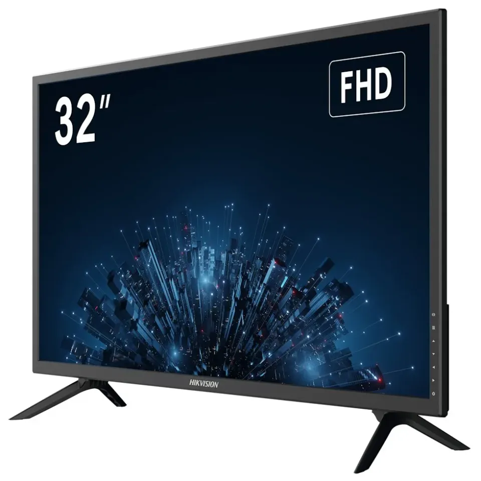 Hikvision DS-D5032F3-1V0S - 32" LED monitor, 1920x1080, 300cd/m2, 8ms, kontrast 4000:1, VGA, HDMI, Audio