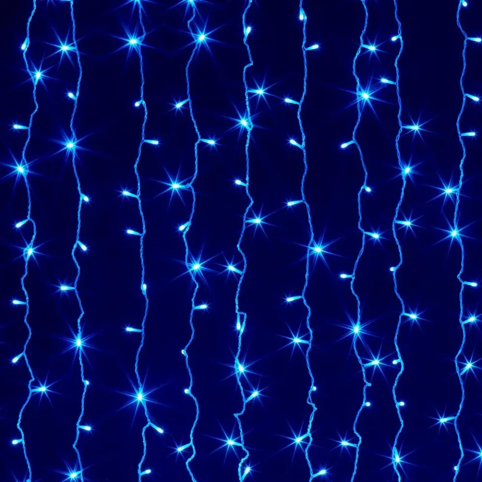COLORWAY LED girlanda/ vnitřní / 300 LED / délka 3 x 3m / modrá/ AC 220V