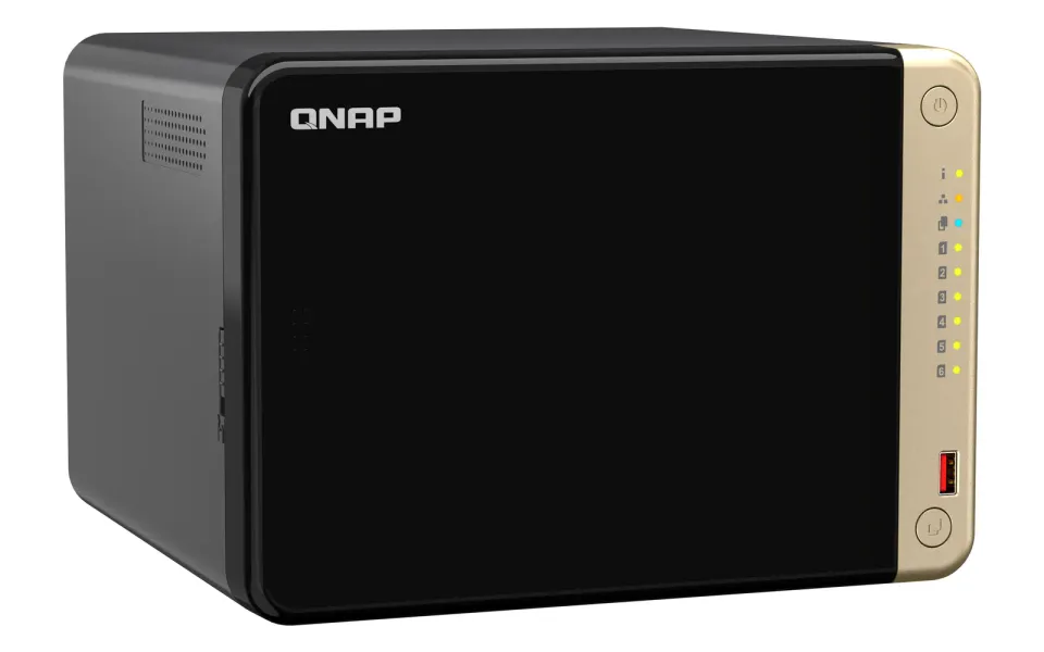 QNAP TS-664-8G (4core 2,9GHz, 8GB RAM, 6xSATA, 2x M.2 NVMe slot, 1xPCIe, 1xHDMI 4K, 2x2,5GbE, 4xUSB)