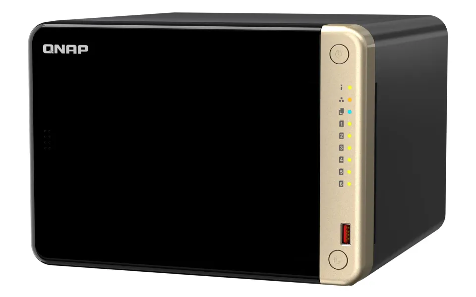 QNAP TS-664-8G (4core 2,9GHz, 8GB RAM, 6xSATA, 2x M.2 NVMe slot, 1xPCIe, 1xHDMI 4K, 2x2,5GbE, 4xUSB)