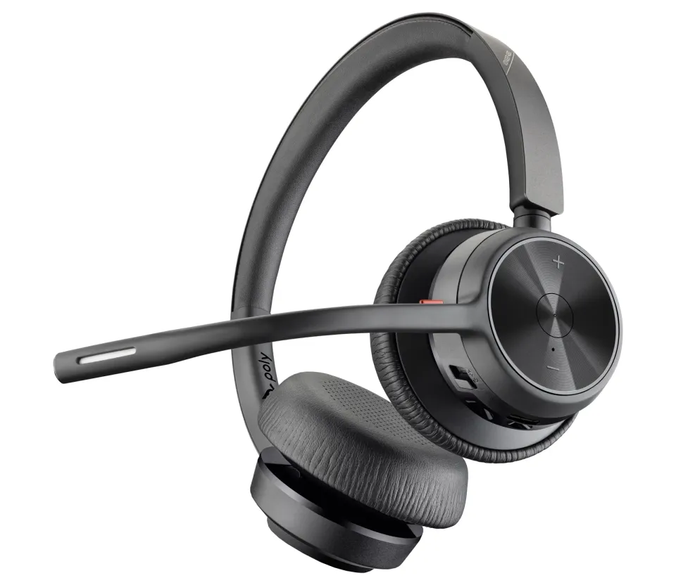 Poly Voyager 4320 bezdrátová náhlavní souprava, BT700 USB-A adaptér, stereo