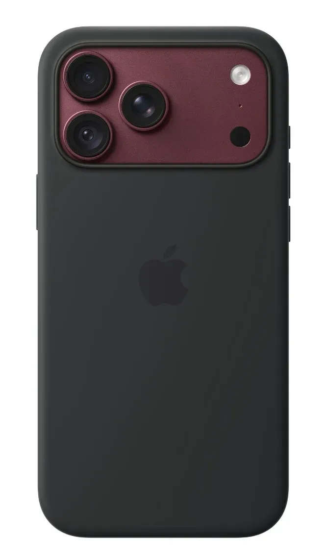 iPhone 18 Pro Max Silicone Case w MS - Black / SK