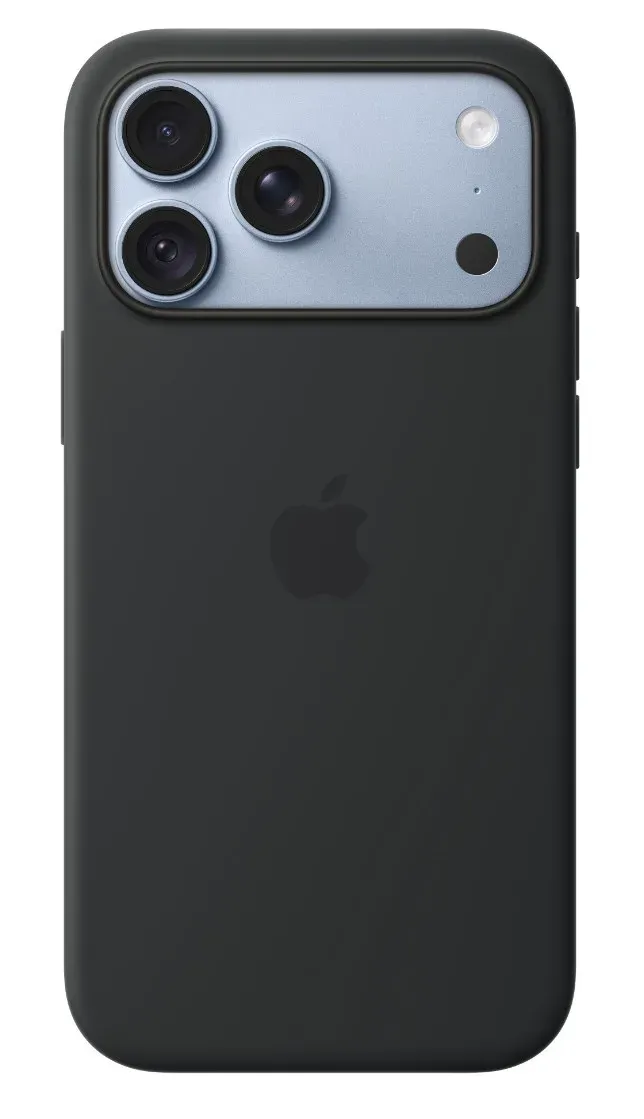 iPhone 18 Pro Max Silicone Case w MS - Black / SK